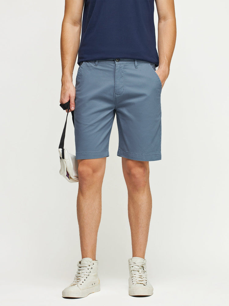 Cotton Twill Stretch Shorts