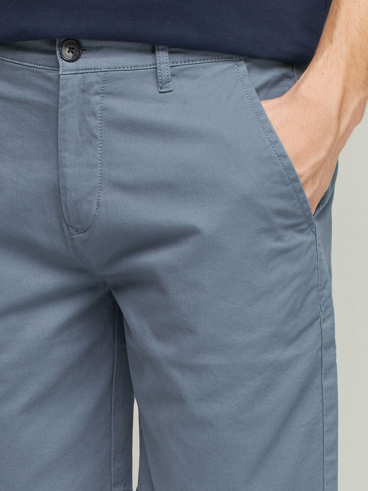 Cotton Twill Stretch Shorts
