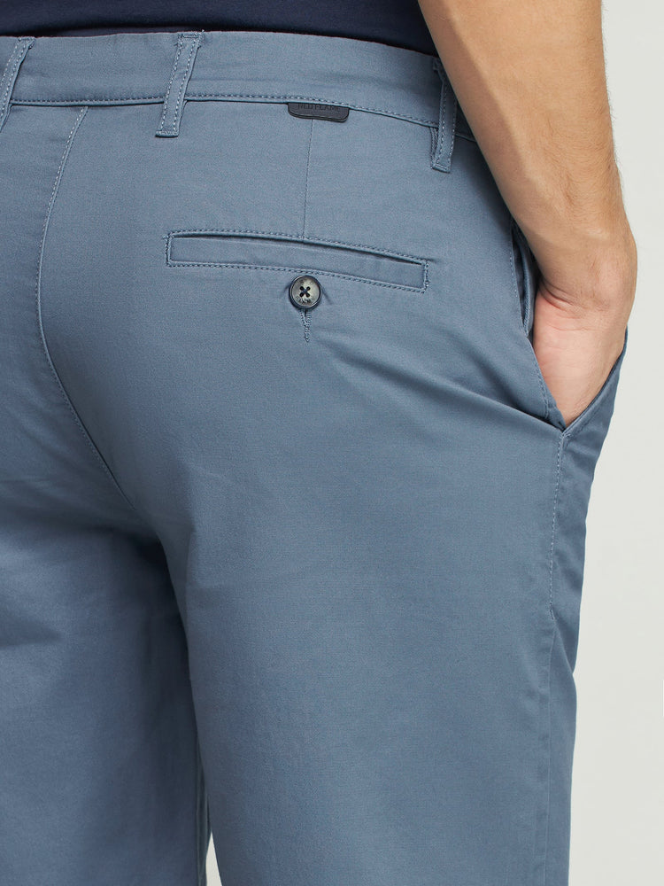 Cotton Twill Stretch Shorts