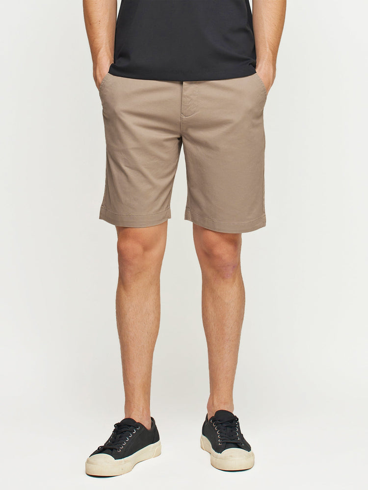 Cotton Twill Stretch Shorts