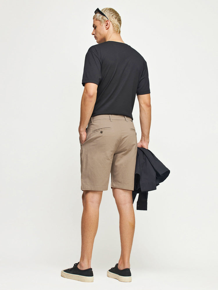 Cotton Twill Stretch Shorts