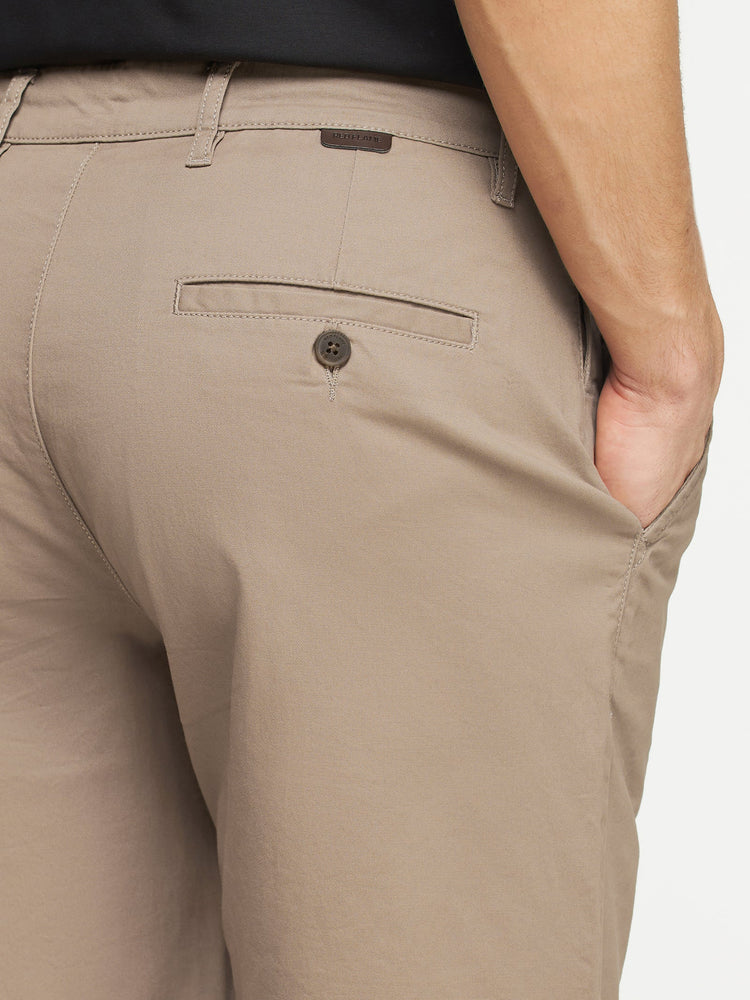 Cotton Twill Stretch Shorts
