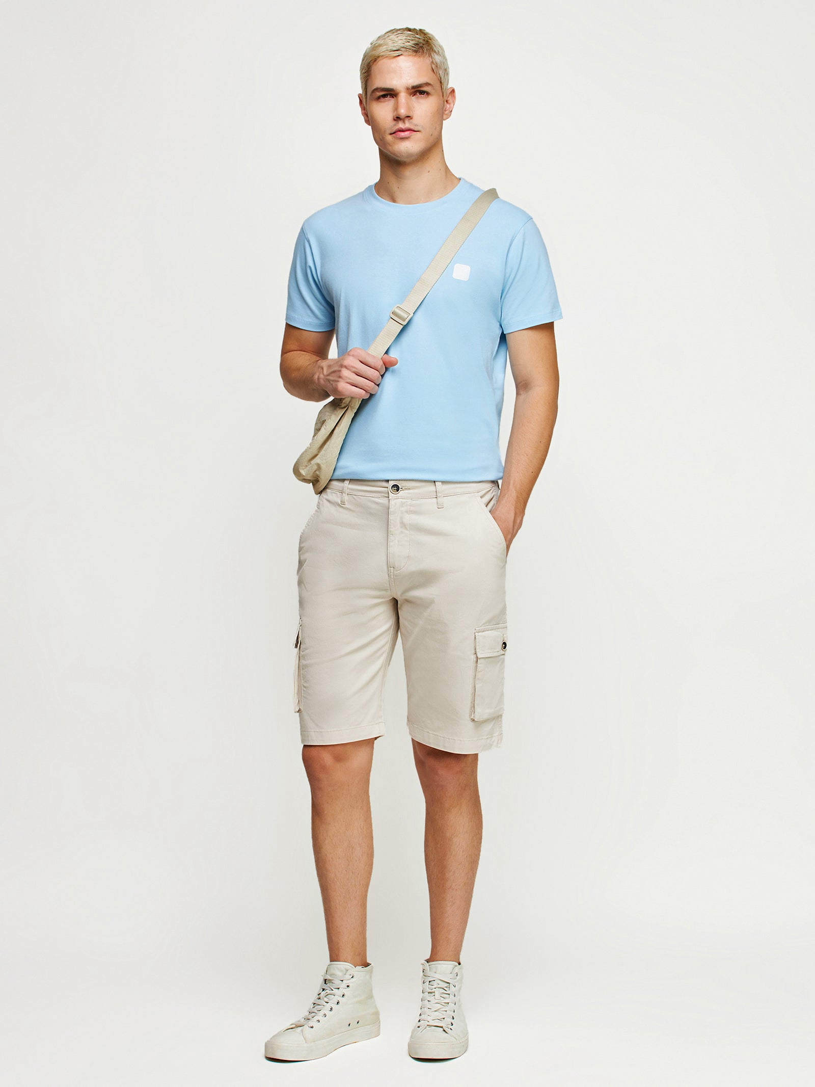 Cotton Twill Cargo Shorts