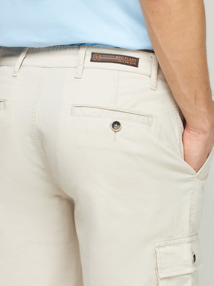 Cotton Twill Cargo Shorts