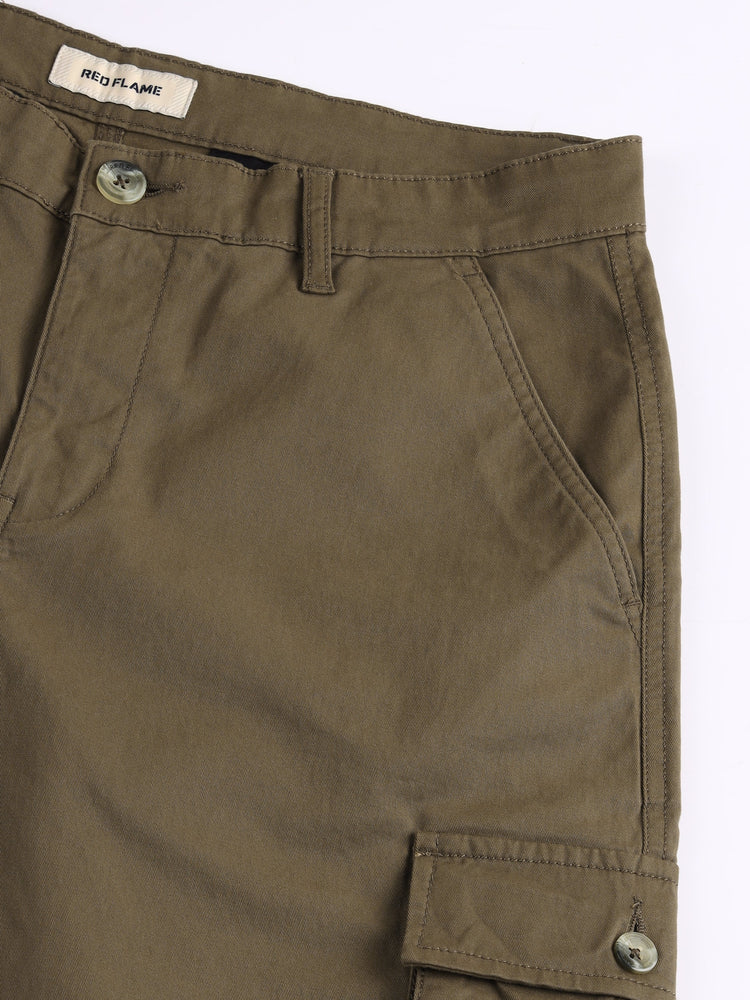 Twill Stretch Cargo Shorts