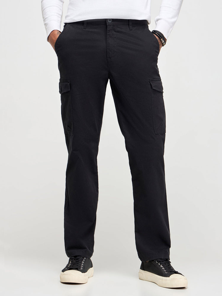 Relaxed Fit Twill Cargo Trouser
