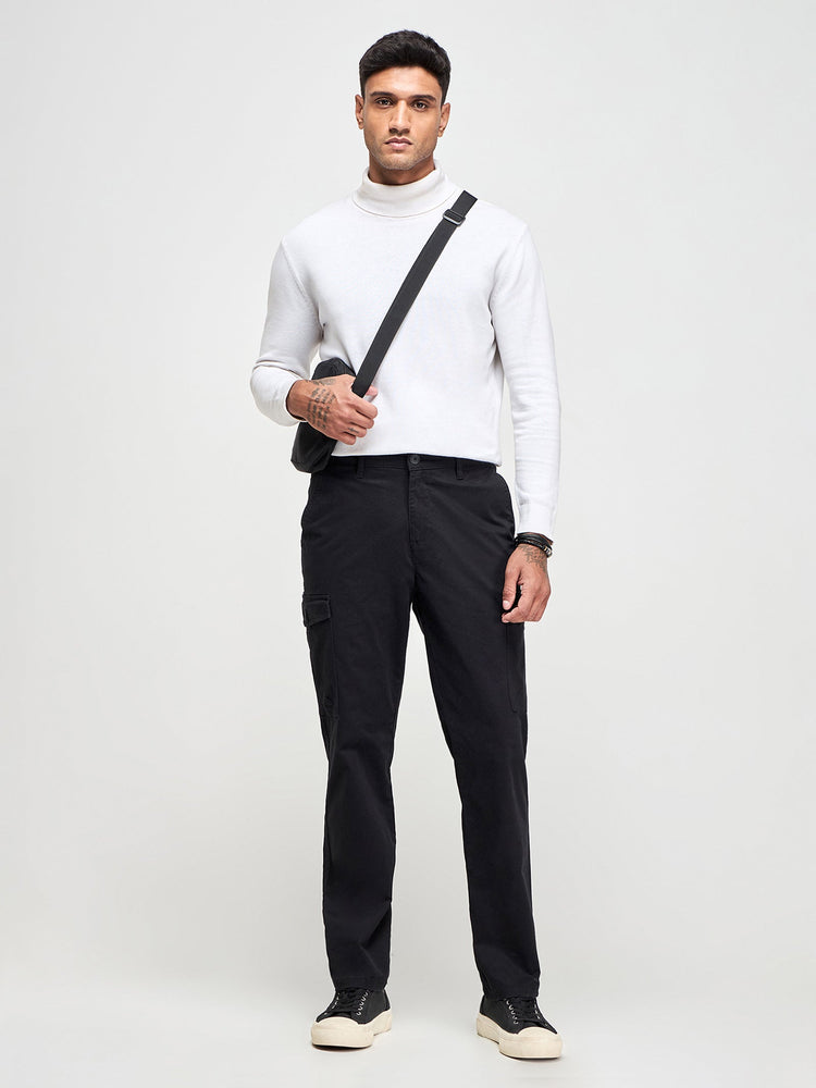 Relaxed Fit Twill Cargo Trouser