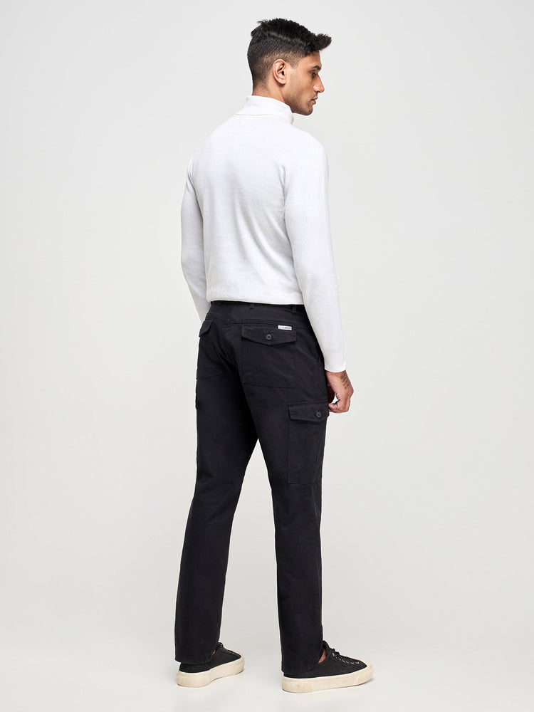 Relaxed Fit Twill Cargo Trouser