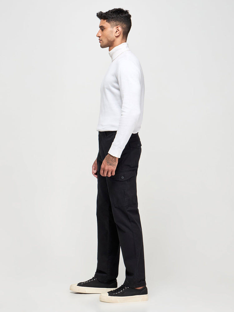 Relaxed Fit Twill Cargo Trouser