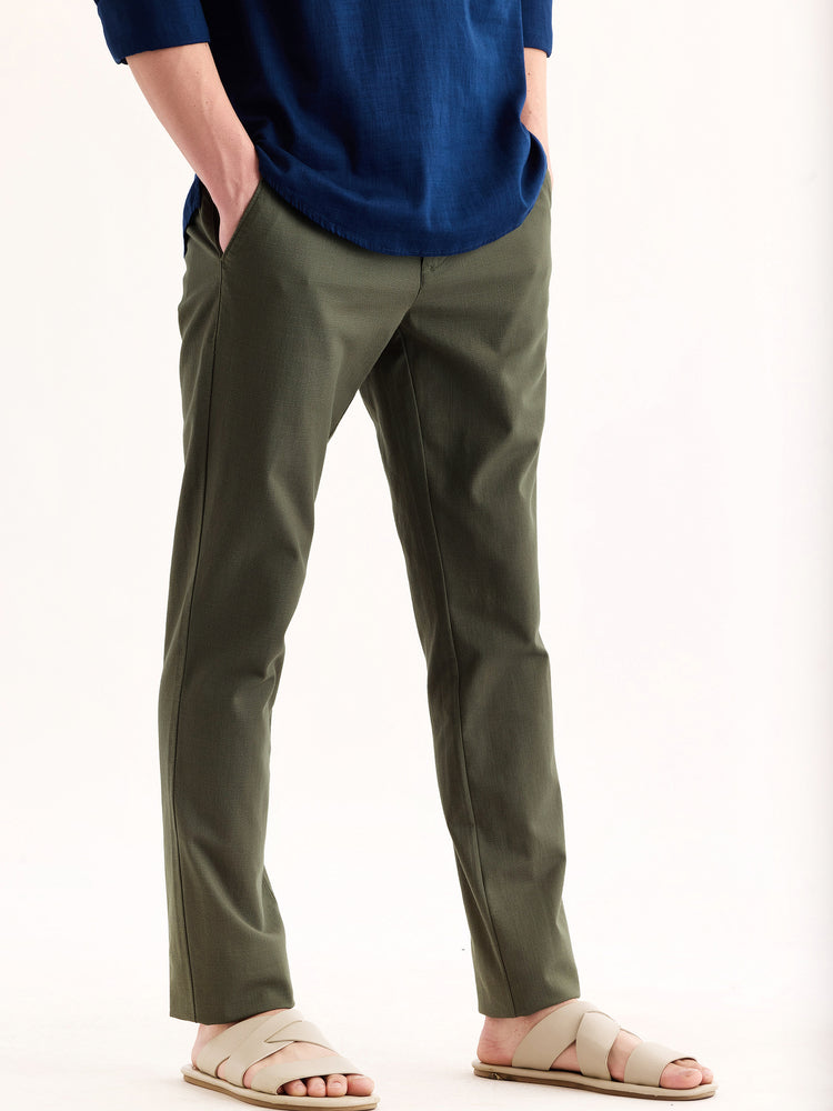 Olive Slim Fit Trouser