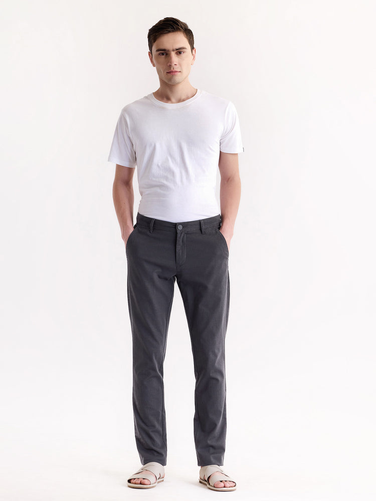 Grey Slim Fit Trouser