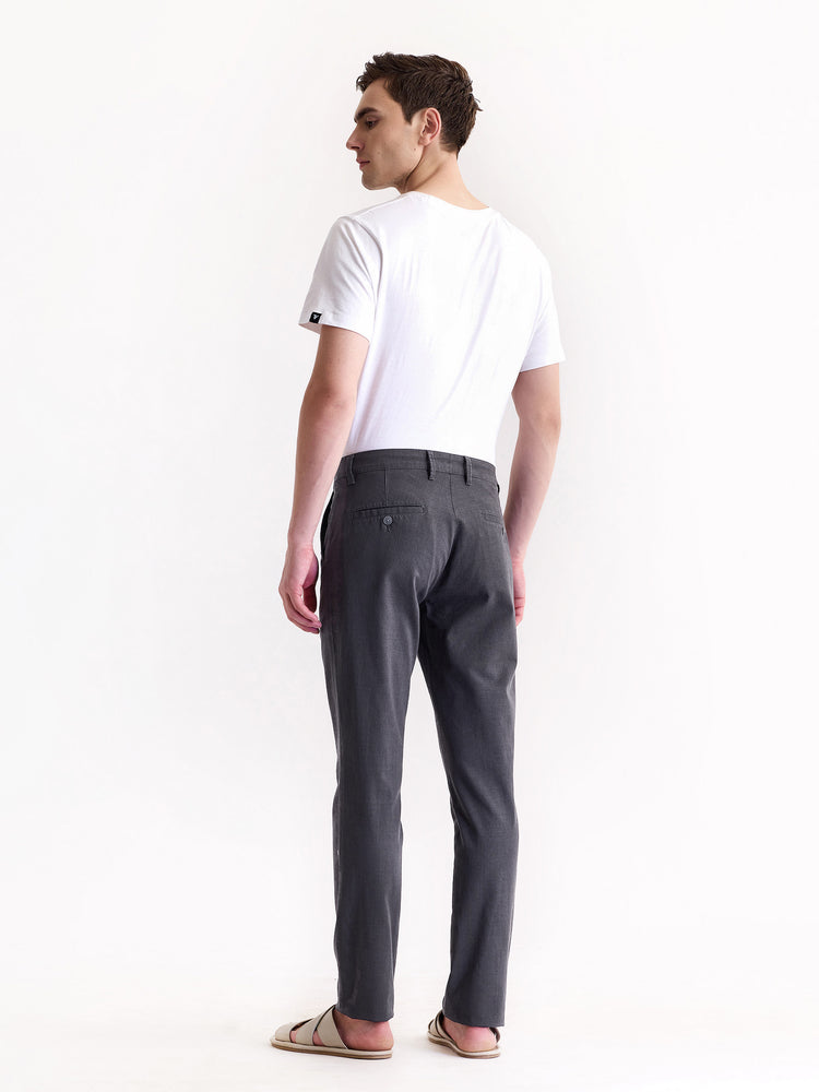 Grey Slim Fit Trouser