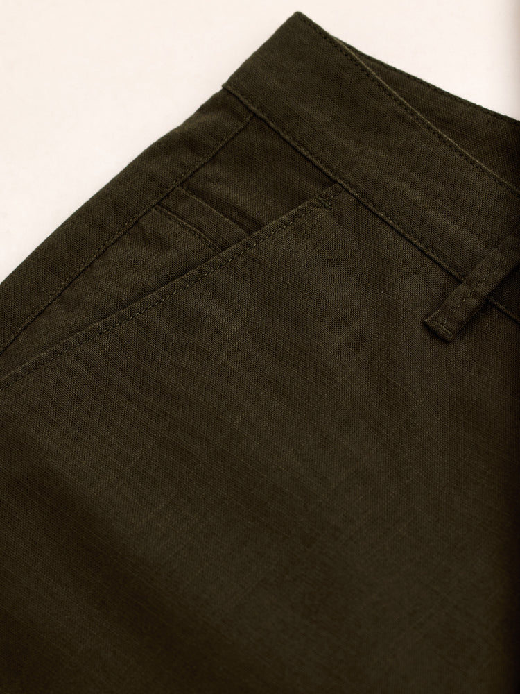 Olive Relax Fit Trouser