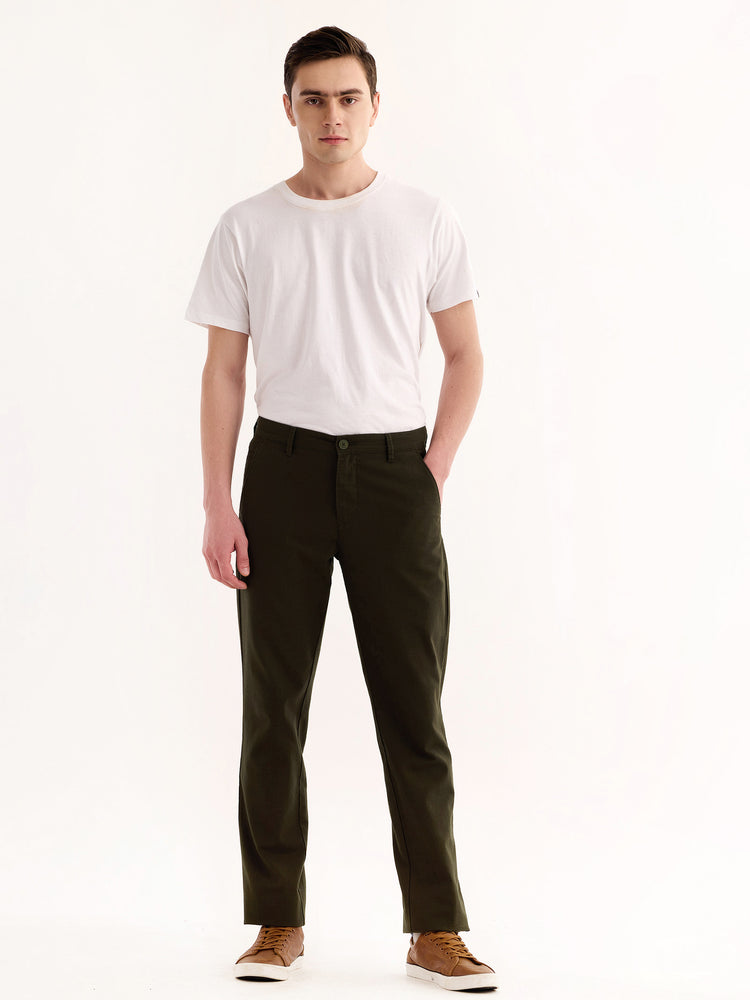 Olive Relax Fit Trouser