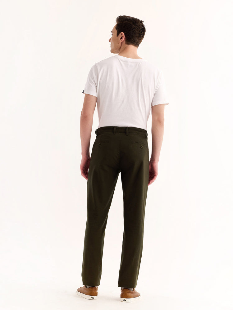 Olive Relax Fit Trouser