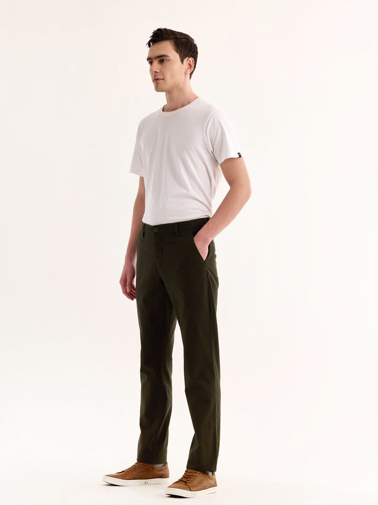Olive Relax Fit Trouser