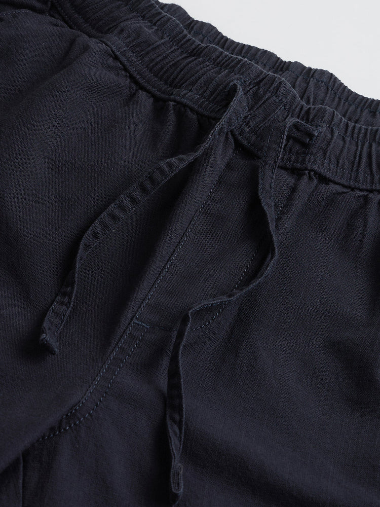 Slub Cotton Cargo Shorts