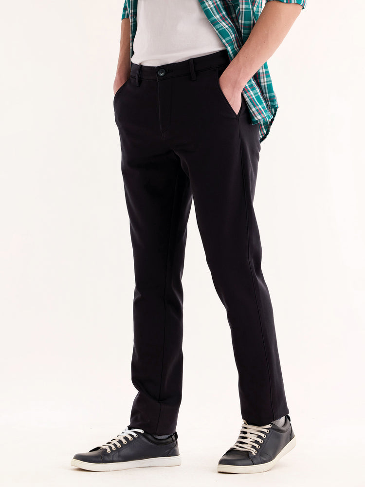Grey Stretch Slim Fit Trouser