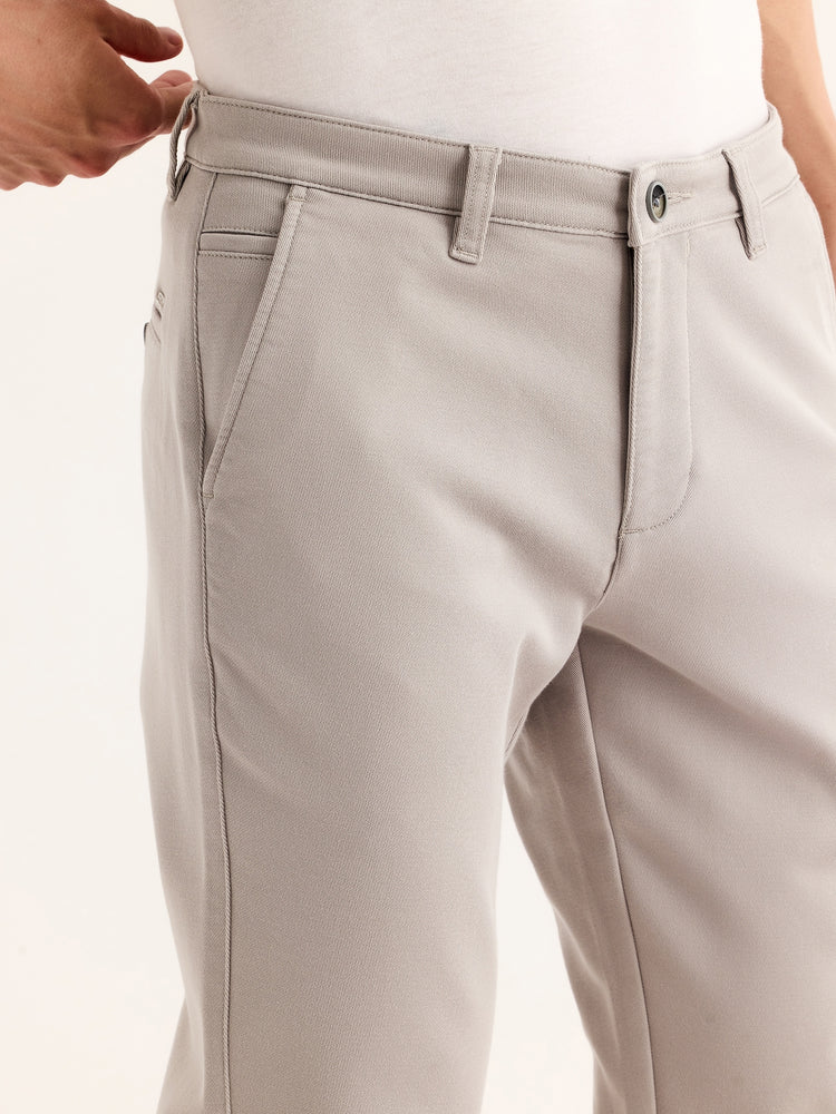 Grey Stretch Slim Fit Trouser