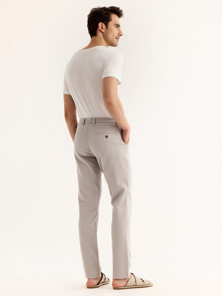Grey Stretch Slim Fit Trouser