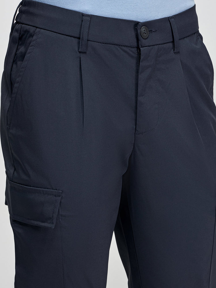Relaxed Fit Pleated Cargo Trouser