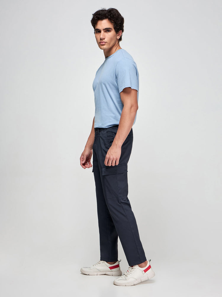 Relaxed Fit Pleated Cargo Trouser