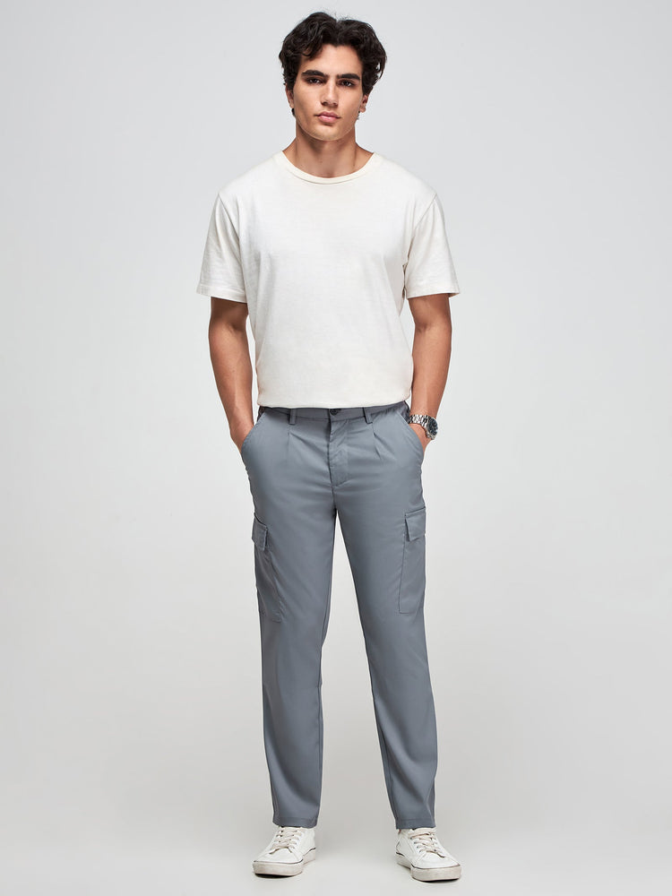 Relaxed Fit Pleated Cargo Trouser