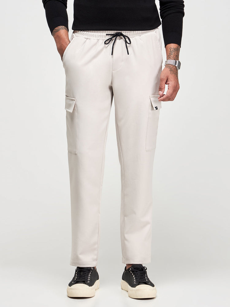 Relaxed Fit Pull-On Cargo Trouser