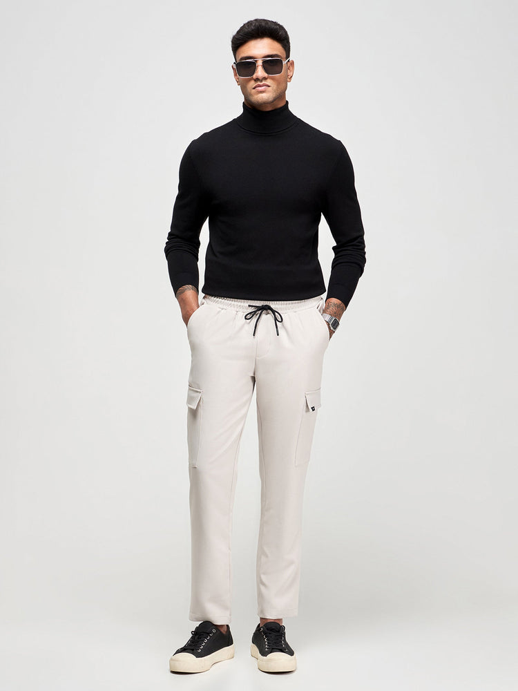Relaxed Fit Pull-On Cargo Trouser