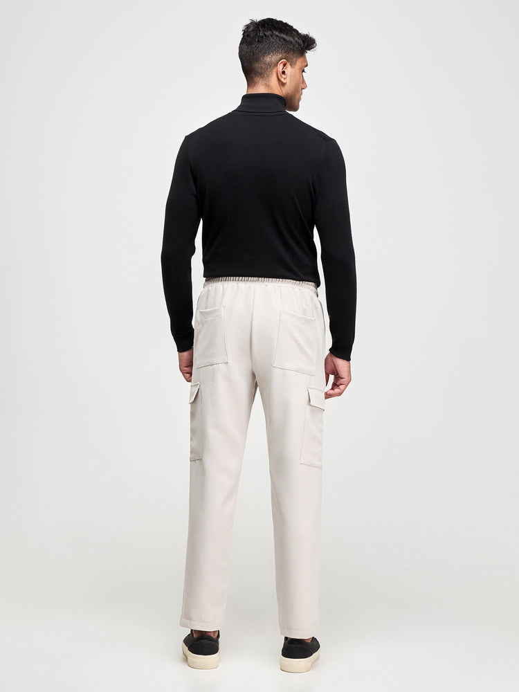 Relaxed Fit Pull-On Cargo Trouser