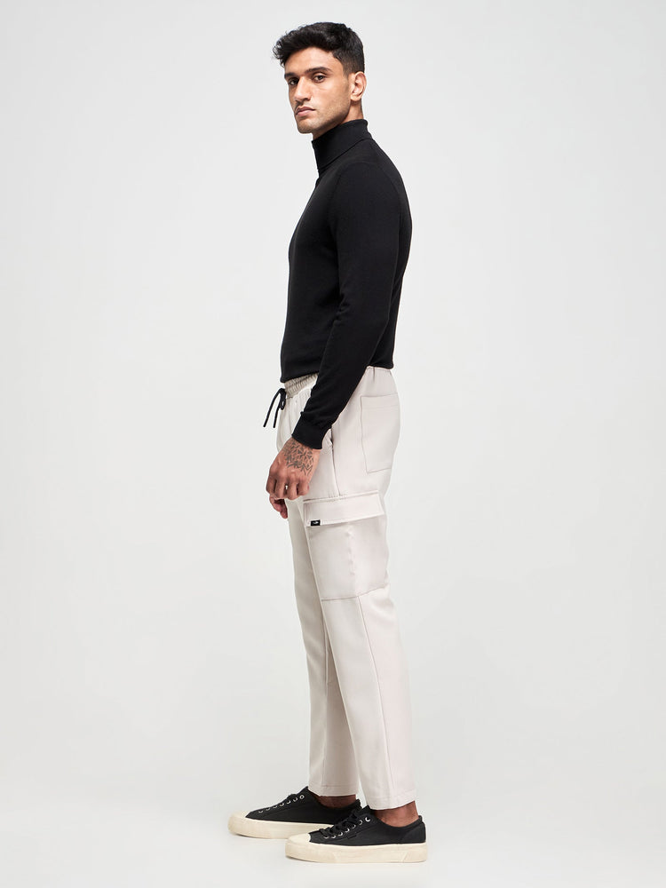 Relaxed Fit Pull-On Cargo Trouser