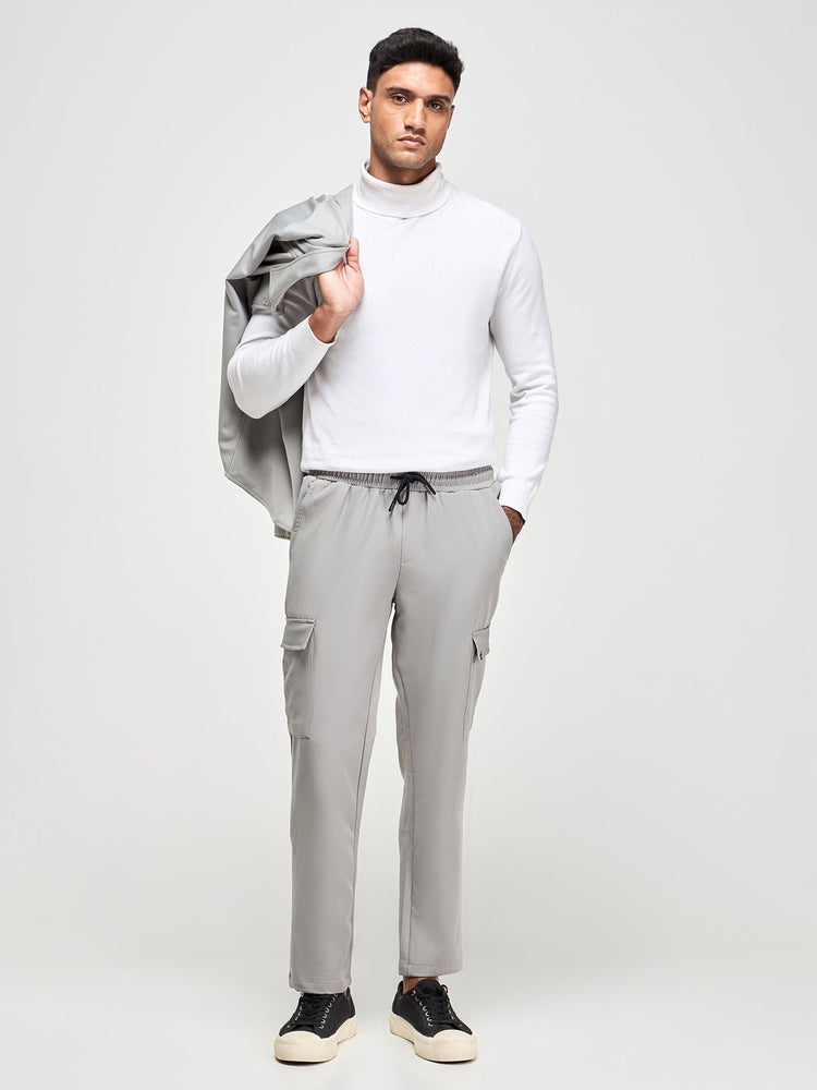 Relaxed Fit Pull-On Cargo Trouser
