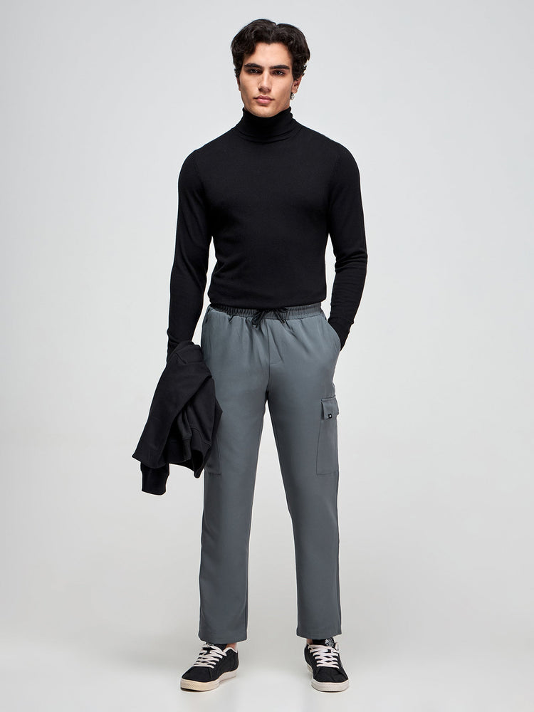Relaxed Fit Pull-On Cargo Trouser