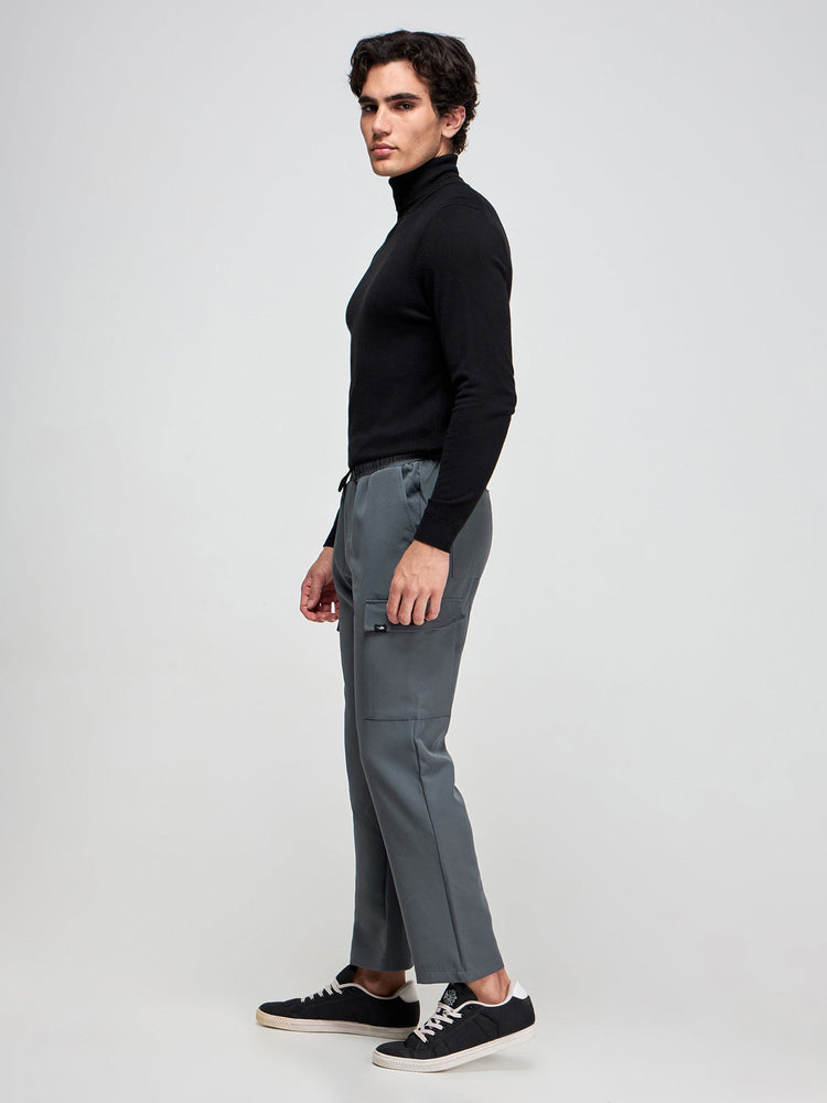 Relaxed Fit Pull-On Cargo Trouser