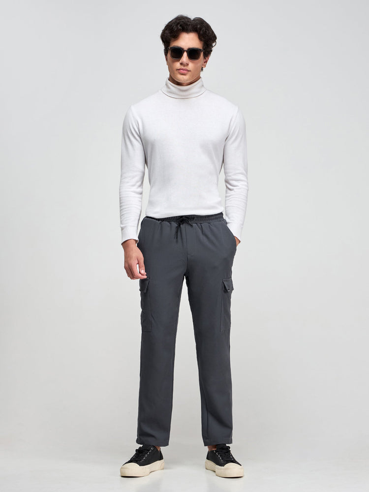 Relaxed Fit Pull-On Cargo Trouser