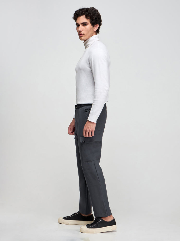 Relaxed Fit Pull-On Cargo Trouser