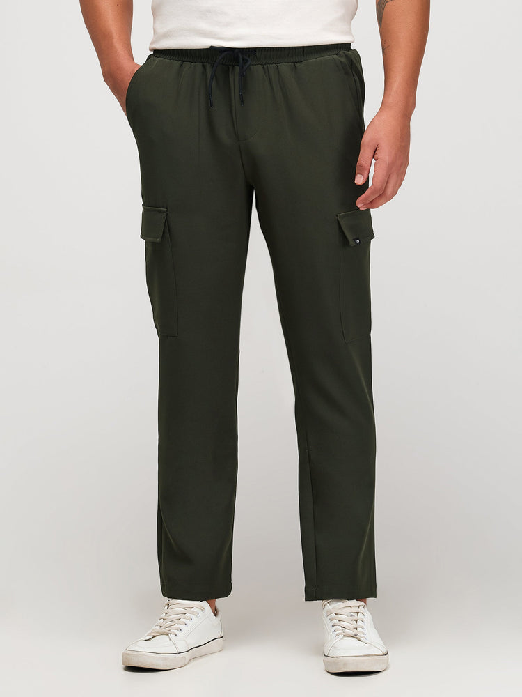 Relaxed Fit Pull-On Cargo Trouser