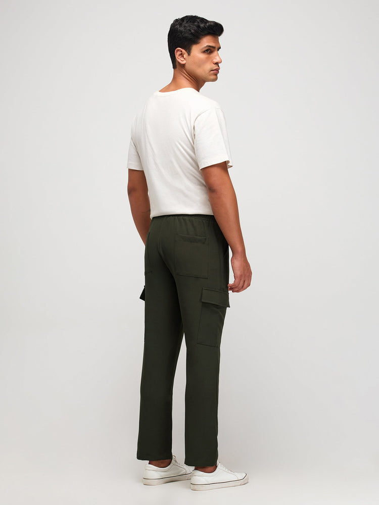 Relaxed Fit Pull-On Cargo Trouser