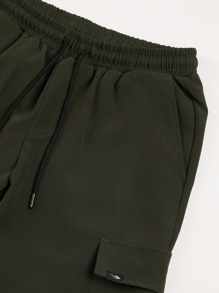 Relaxed Fit Pull-On Cargo Trouser