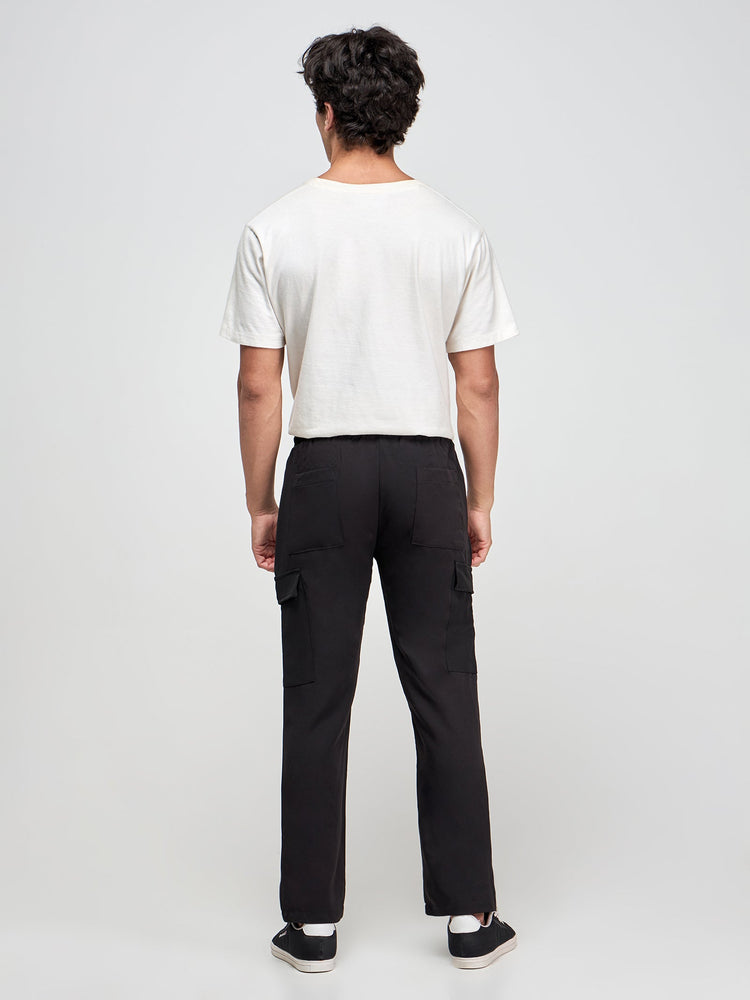 Relaxed Fit Pull-On Cargo Trouser