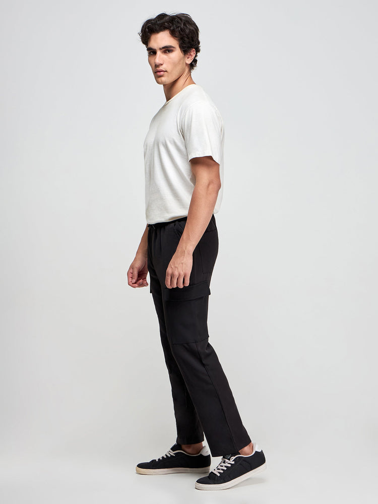 Relaxed Fit Pull-On Cargo Trouser