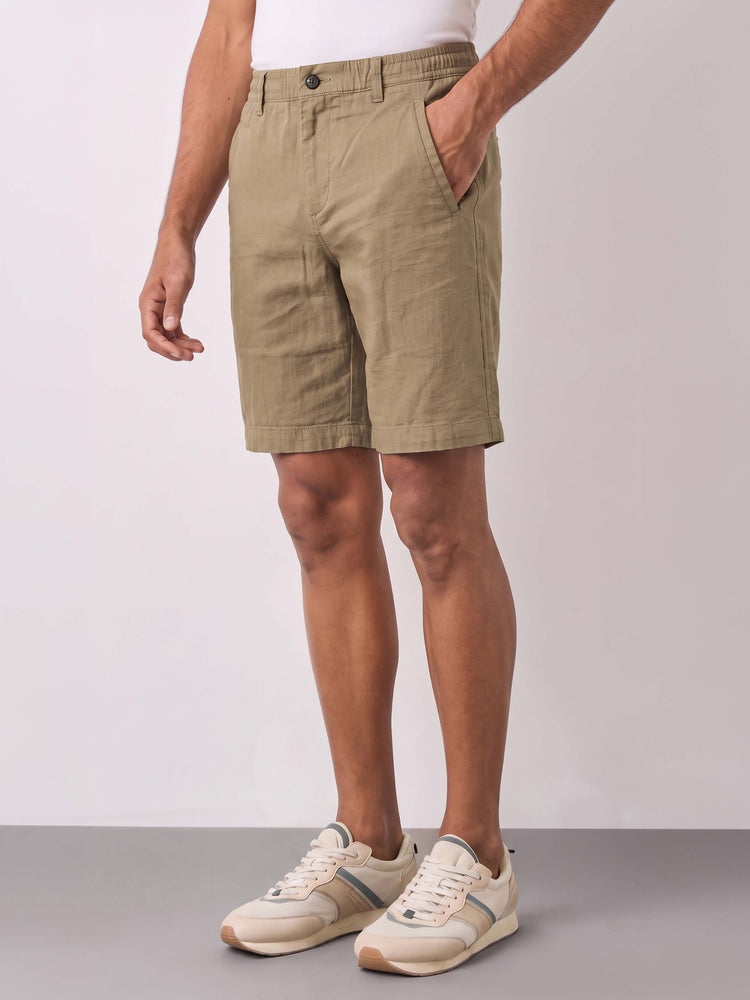 Khakhi Cotton Shorts