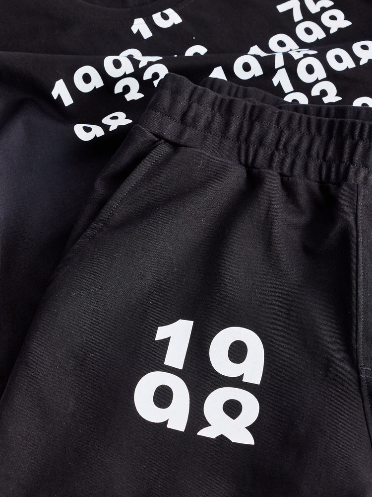 Black Print Knits Co-Ords
