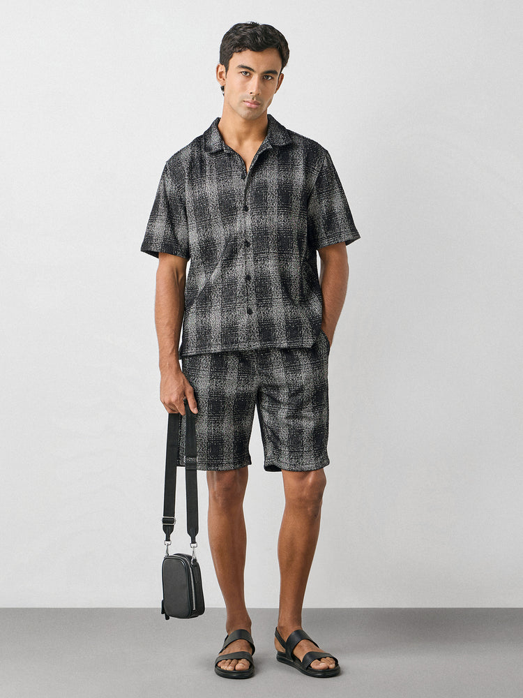 Bouclé Checked Co-Ord Set