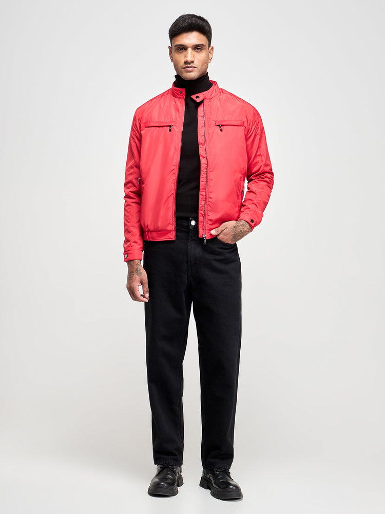 Zipped Biker Jacket