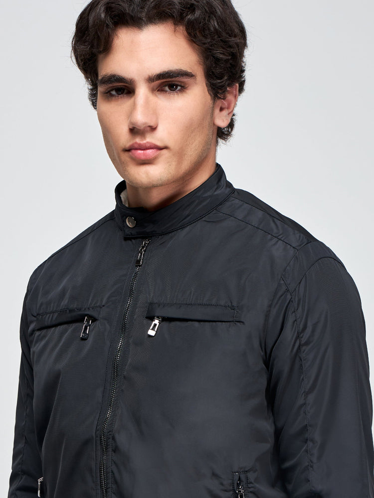 Zipped Biker Jacket