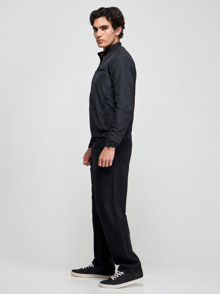 Zipped Biker Jacket