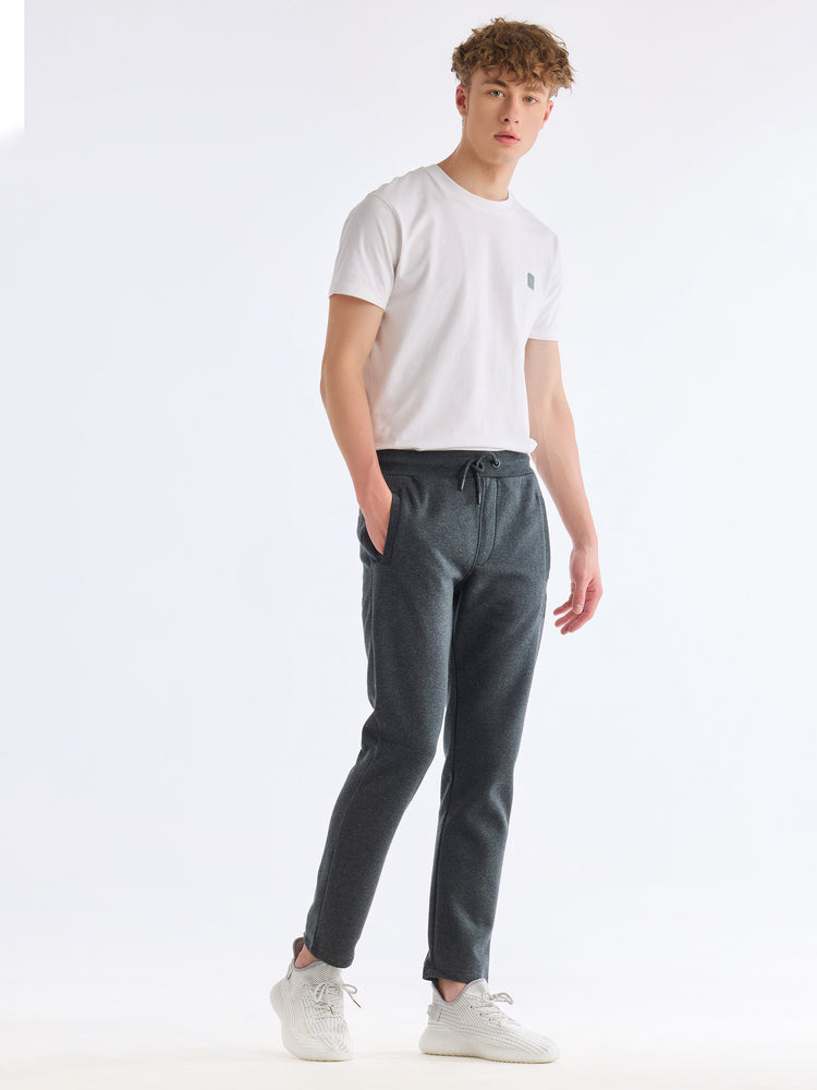 Grey Regular Fit Track Pant