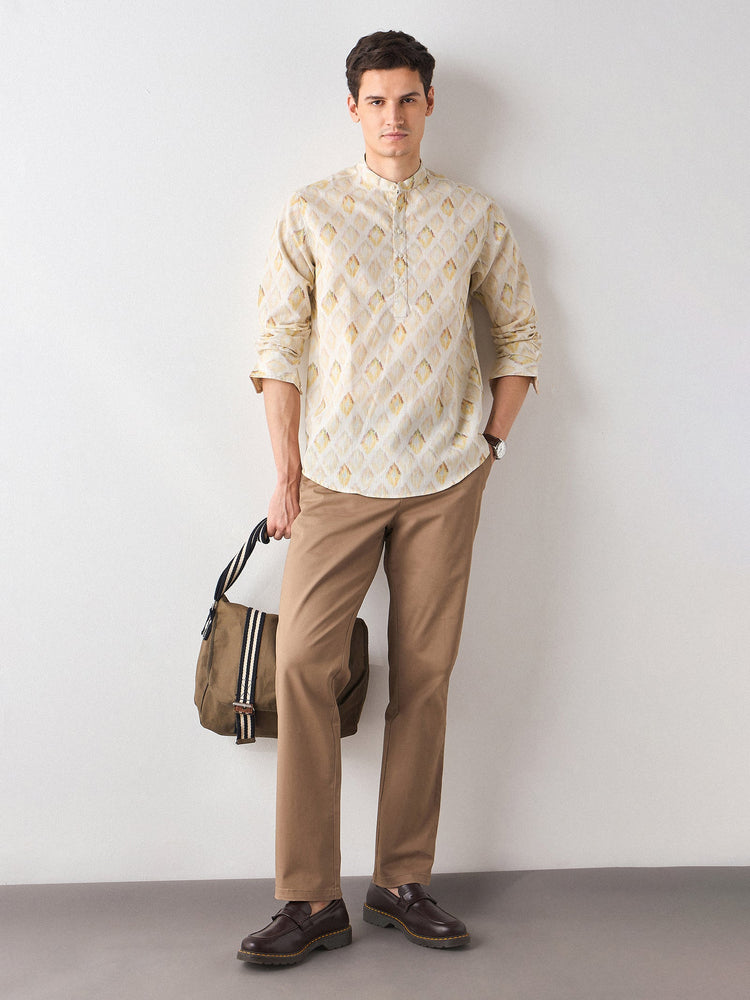 Abstract Print Kurta