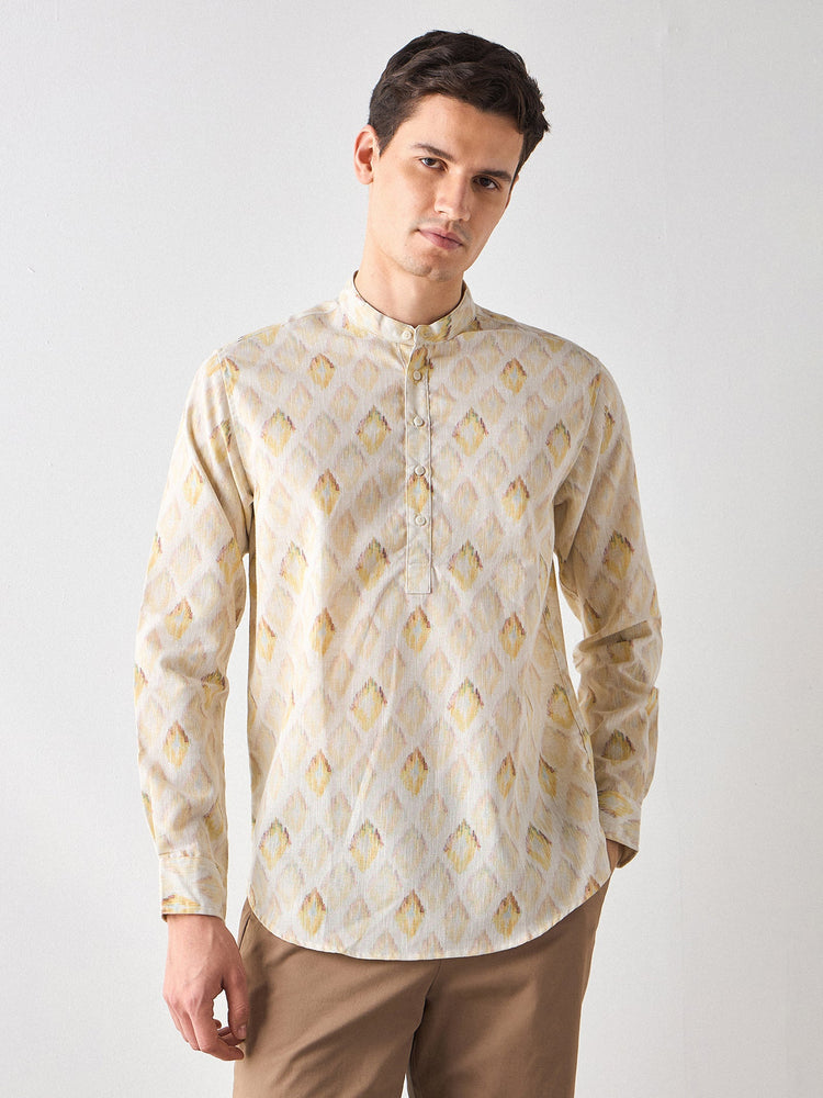 Abstract Print Kurta